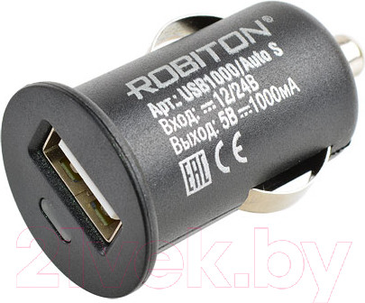 Изображение товара Адаптер питания автомобильный Robiton USB1000/Auto