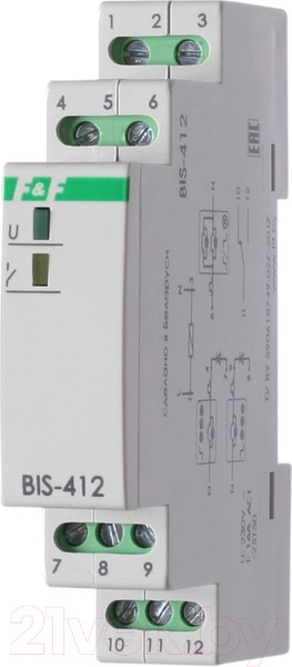 Изображение товара Реле импульсное Евроавтоматика BIS-412 / EA01.005.007