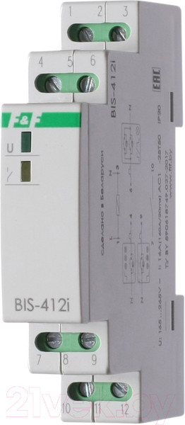 Изображение товара Реле импульсное Евроавтоматика BIS-412i / EA01.005.018