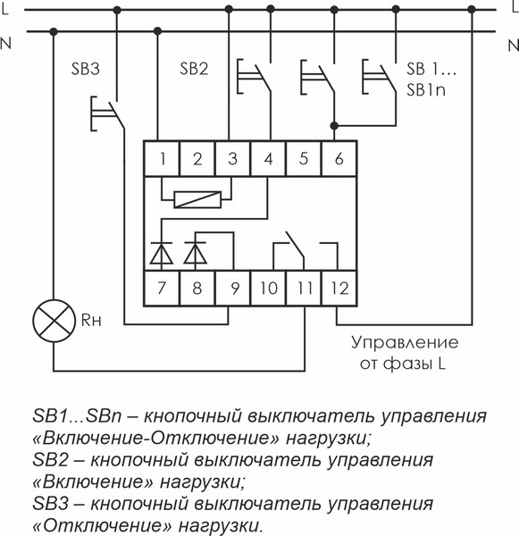 Изображение товара Реле импульсное Евроавтоматика BIS-412-T / EA01.005.014