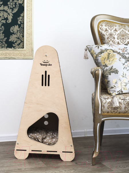 Изображение товара Домик-когтеточка Чешир Альпинист / 375-11 (бежевый)