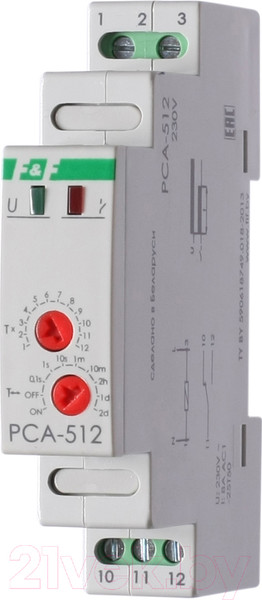 Изображение товара Реле времени Евроавтоматика PCA-512 / EA02.001.001