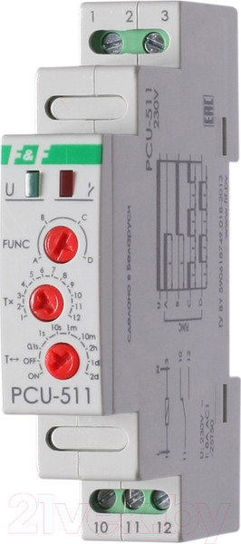 Изображение товара Реле времени Евроавтоматика PCU-511 / EA02.001.010