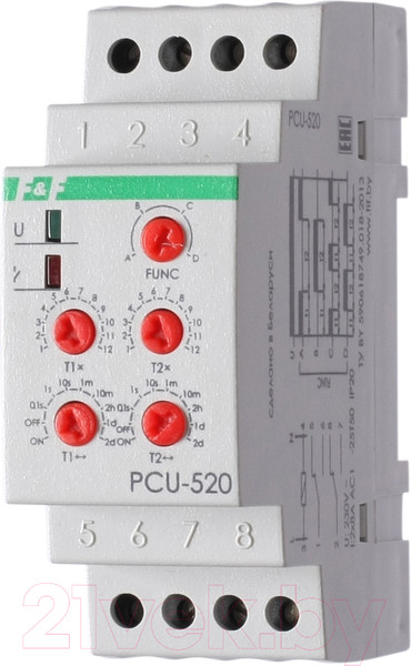 Изображение товара Реле времени Евроавтоматика PCU-520 / EA02.001.012