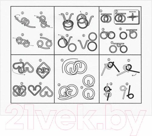 Изображение товара Набор головоломок Золотая сказка Новичок / 662087