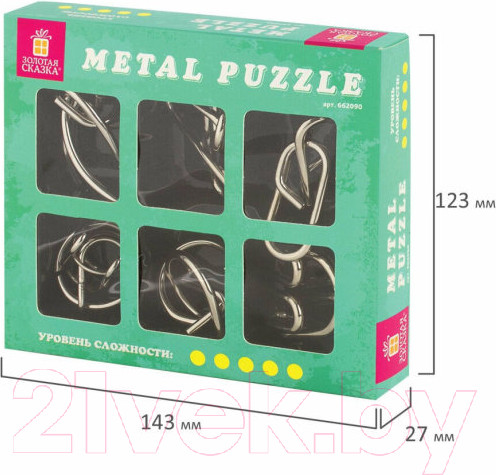 Изображение товара Набор головоломок Золотая сказка Профи / 662090