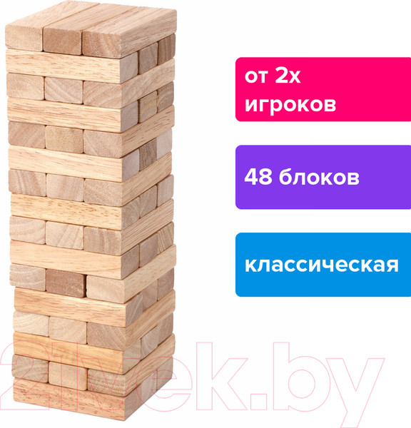 Изображение товара Настольная игра Золотая сказка Башня / 662294