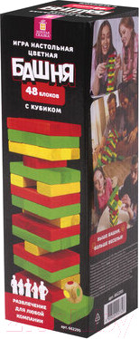 Изображение товара Настольная игра Золотая сказка Цветная башня / 662295