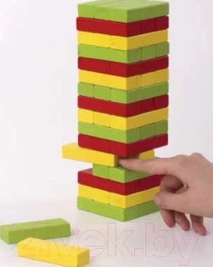 Изображение товара Настольная игра Золотая сказка Цветная башня / 662295