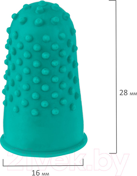 Изображение товара Напальчники для бумаги Staff Everyday / 227962 (10шт, зеленый)