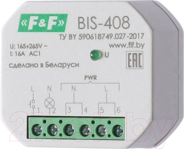 Изображение товара Реле импульсное Евроавтоматика BIS-408 / EA01.005.008