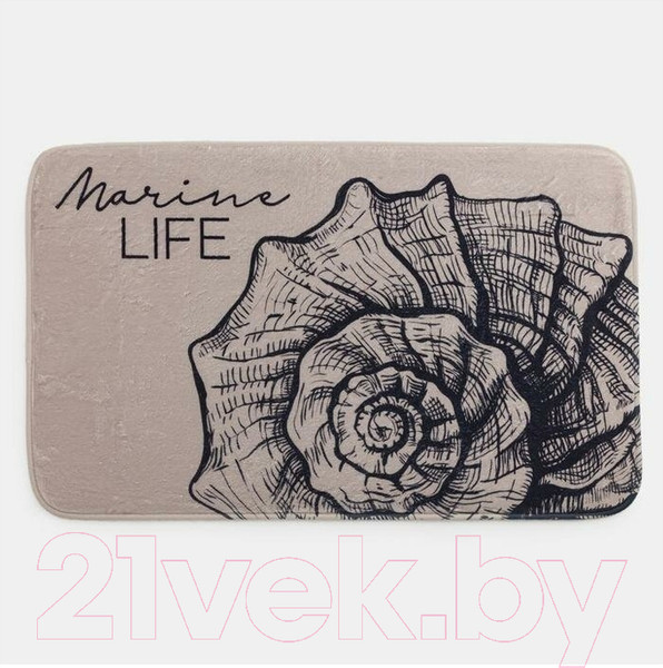 Изображение товара Коврик для ванной Этель Marine life / 27928486
