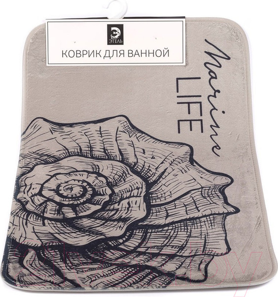 Изображение товара Коврик для ванной Этель Marine life / 27928486