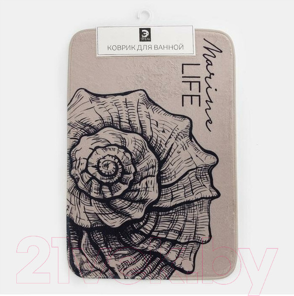 Изображение товара Коврик для ванной Этель Marine life / 27928486