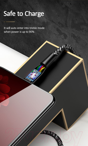 Изображение товара Кабель Usams U41 USB2.0 AM-MicroBM / SJ396USB01 (2м, черный)