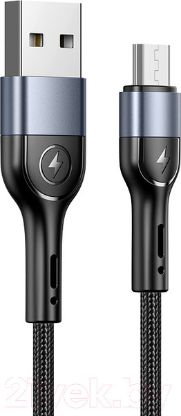 Изображение товара Кабель Usams U55 USB2.0 AM-MicroBM / SJ450USB01 (1м, черный)