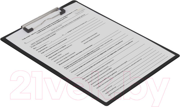 Изображение товара Планшет с зажимом Brauberg Number One / 232216 (черный)