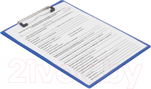 Изображение товара Планшет с зажимом Brauberg Number One / 232217 (синий)