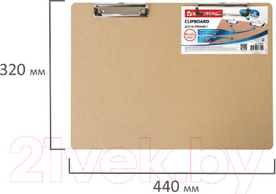 Изображение товара Планшет с зажимом Brauberg Eco / 232227