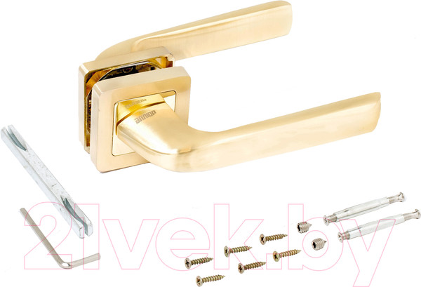 Изображение товара Ручка дверная Аллюр Арт Одри 2470 SB (матовое золото)