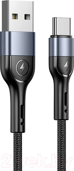 Изображение товара Кабель Usams U55 USB2.0 AM - Type-C / SJ449USB01 (1м, черный)