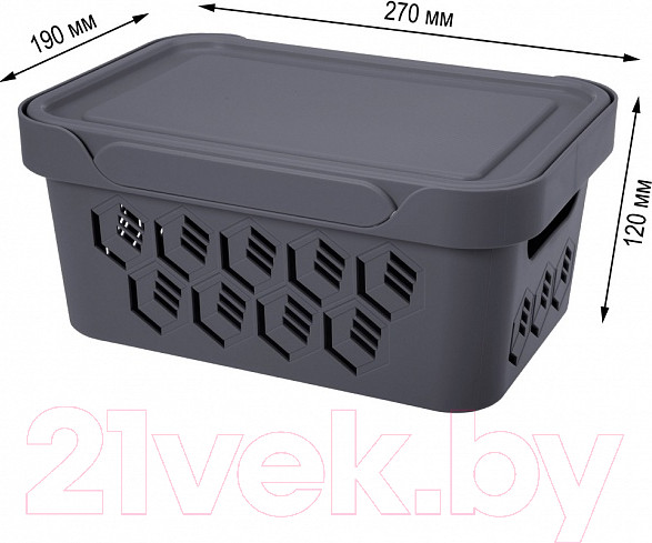 Изображение товара Корзина Econova Deluxe / 433205511 (серый)
