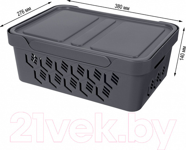 Изображение товара Корзина Econova Deluxe / 433205711 (серый)