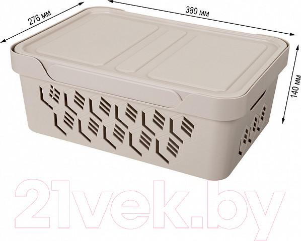 Изображение товара Корзина Econova Deluxe / 433205734 (светло-бежевый)