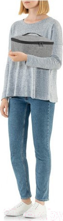 Изображение товара Термосумка Reisenthel Coolerbag M Pocket Twist Silver / LF7052