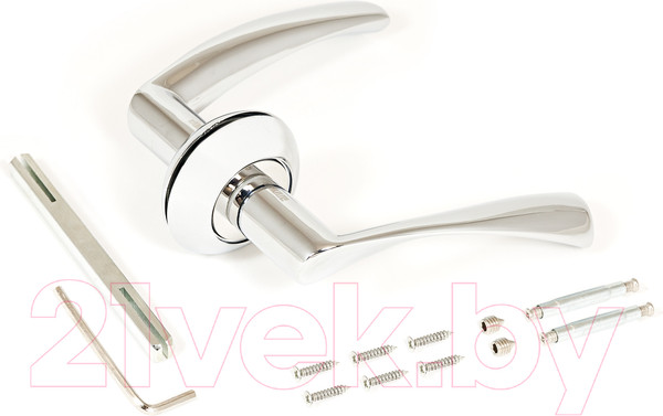 Изображение товара Ручка дверная Аллюр Арт Оскар 1320 CP (хром)