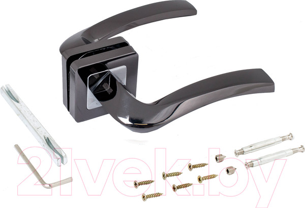 Изображение товара Ручка дверная Аллюр Арт Паола 21140 BT (черный титан)