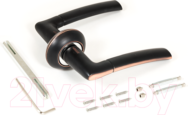 Изображение товара Ручка дверная Аллюр Арт Старк 1450 ORB (темная медь)