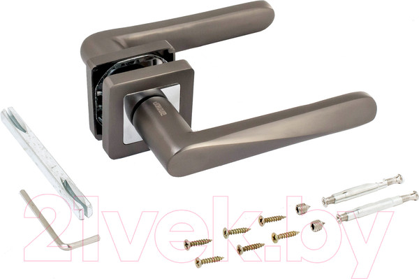 Изображение товара Ручка дверная Аллюр Арт Ума 2740 MBN (графит)