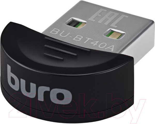 Изображение товара Bluetooth-адаптер Buro BU-BT40A (20м, черный)