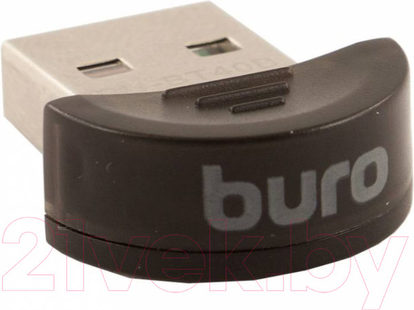Изображение товара Bluetooth-адаптер Buro BU-BT40B (20м, черный)