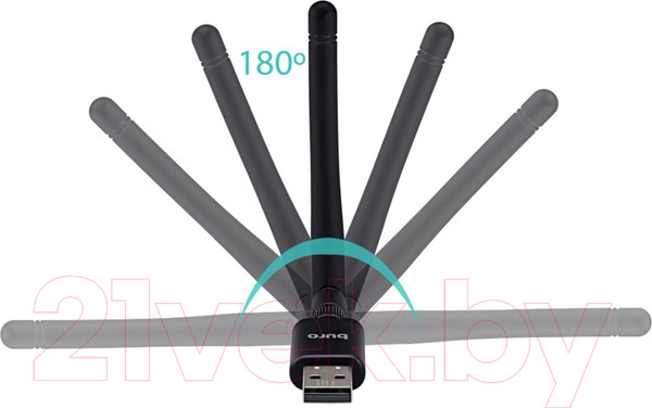 Изображение товара Bluetooth-адаптер Buro BU-BT40С (100м, черный)