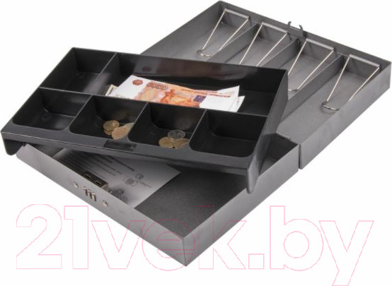 Изображение товара Денежный ящик Brauberg 290457 (темно-серый)