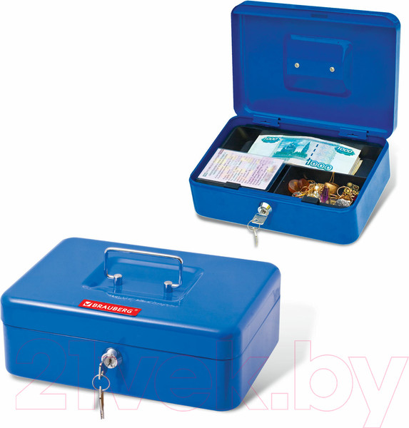 Изображение товара Кэшбокс Brauberg 290335 (синий)