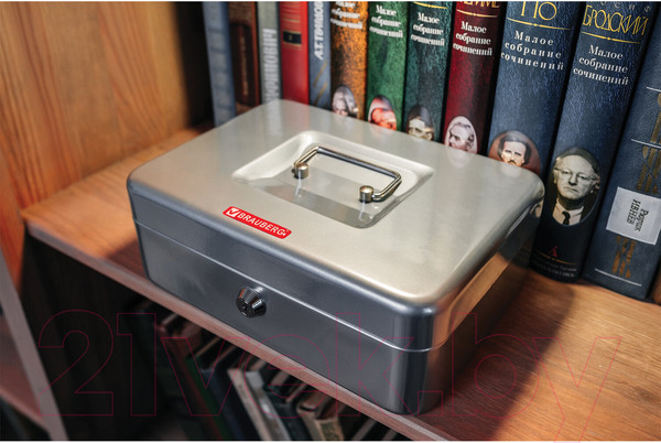 Изображение товара Кэшбокс Brauberg 291059 (серебристый)