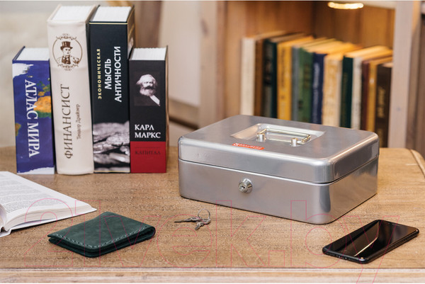 Изображение товара Кэшбокс Brauberg 291059 (серебристый)