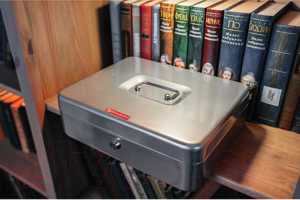 Изображение товара Кэшбокс Brauberg 291060 (серебристый)