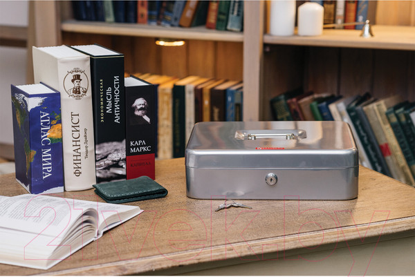 Изображение товара Кэшбокс Brauberg 291060 (серебристый)