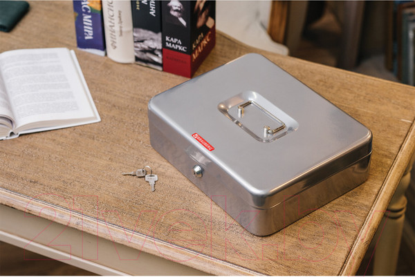 Изображение товара Кэшбокс Brauberg 291060 (серебристый)