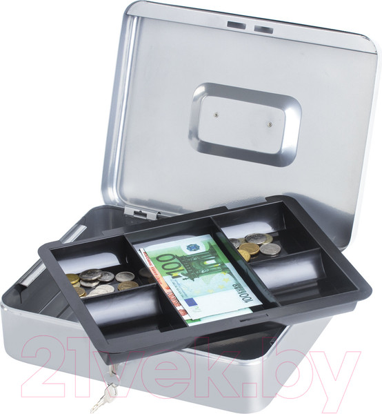 Изображение товара Кэшбокс Brauberg 291060 (серебристый)