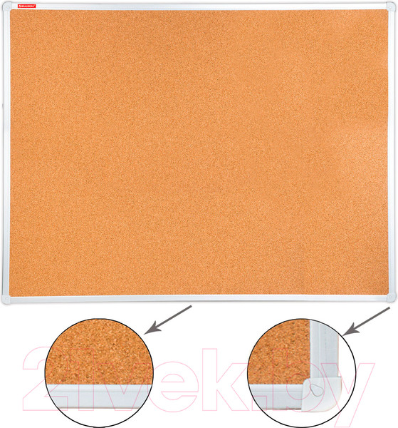 Изображение товара Информационная доска Brauberg 236445 (пробковая)