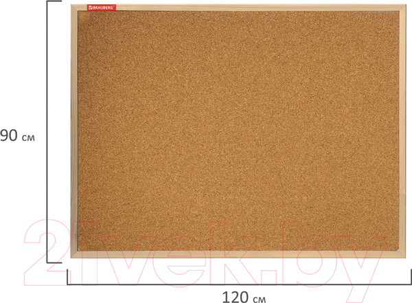 Изображение товара Информационная доска Brauberg 236861 (пробковая)