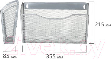 Изображение товара Набор лотков для бумаг Brauberg Germanium / 231975 (3шт)