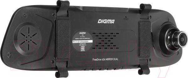 Изображение товара Видеорегистратор-зеркало Digma FreeDrive 404 Mirror Dual (черный)