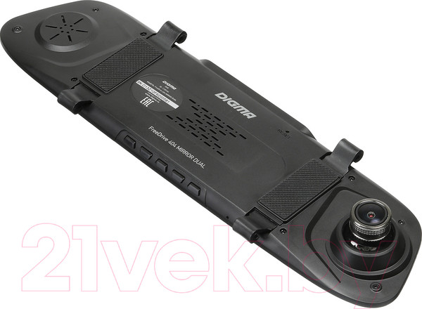 Изображение товара Видеорегистратор-зеркало Digma FreeDrive 404 Mirror Dual (черный)
