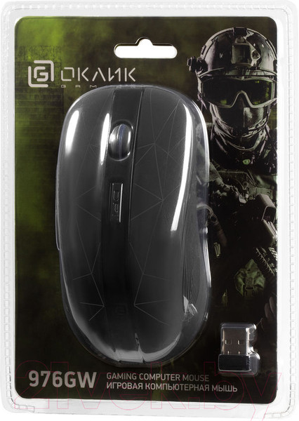 Изображение товара Мышь Оклик 976GW (черный)